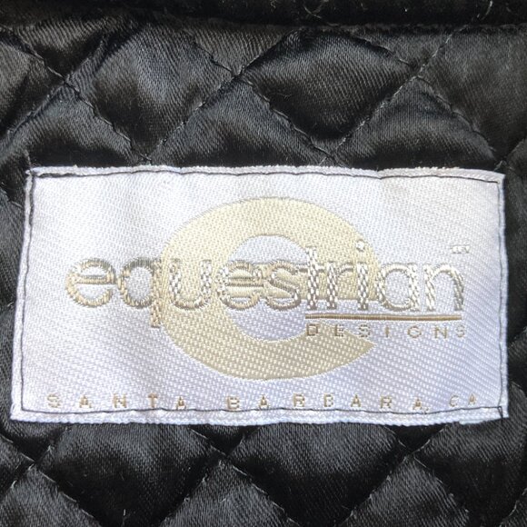 Equestrian Designs Velvet Riding Waistcoat Vest - Picture 4 of 7